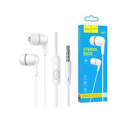 Hoco Earphones M97 Enjoy Original Series with Mic and One-Button control 1.2m 3.5mm White Hoco Earphones M97 Enjoy Original Series with Mic and One-Button control 1.2m 3.5mm White